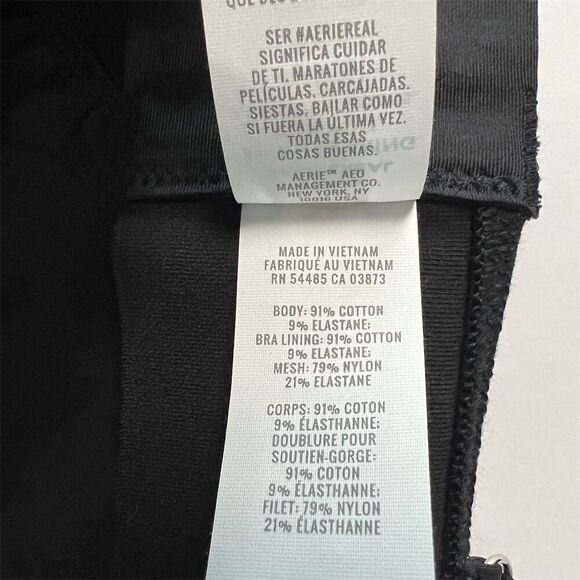 Aerie Women's Black Strappy Bralette Size Standard xl Adjustable Straps - Picture 7 of 9